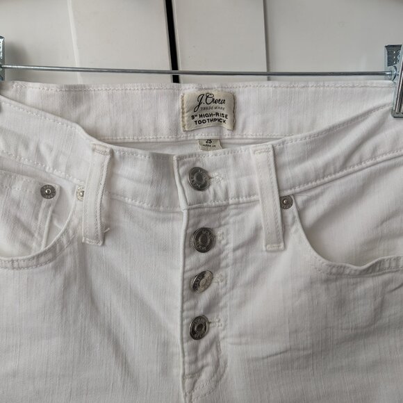 J. Crew White Denim Jeans - Picture 3 of 4